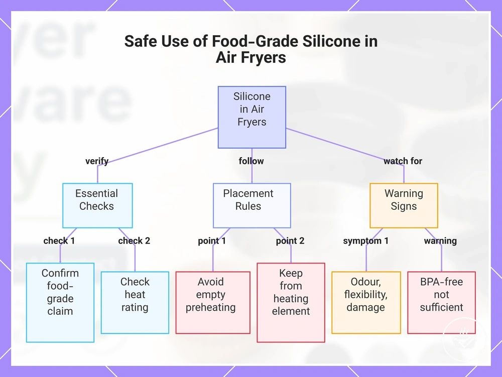 Safe Use of Food-Grade Silicone in Air Fryers